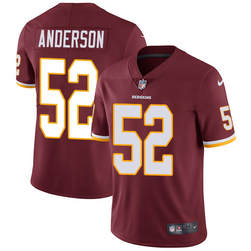 Nike Redskins #52 Ryan Anderson Burgundy Red Team Color Men's Stitched NFL Vapor Untouchable Limited Jersey - Click Image to Close